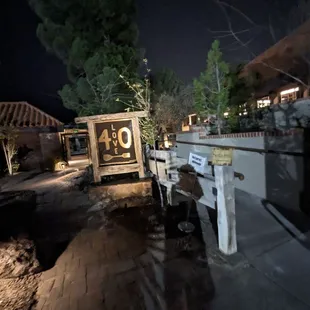 an old piano in the middle of the street