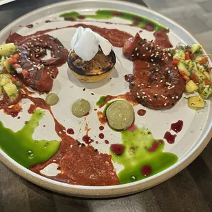 The octopus dish / not my favorite