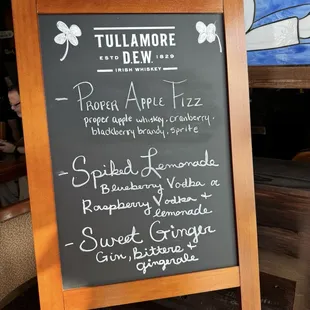 Drink specials