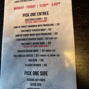 Lunch special