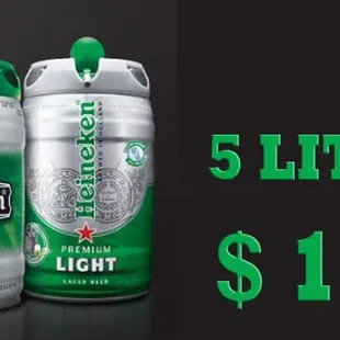 5 litre keg cans