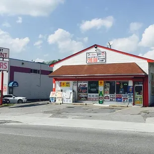 the outside of the store