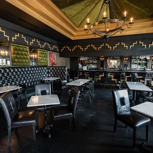 the interior of the restaurant