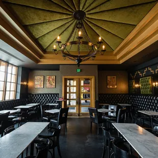 the interior of a restaurant