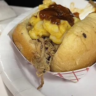 The Cadillac Specialties Sandwich with Sweet BBQ