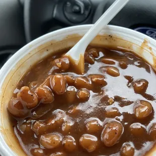 BBQ Pit Beans! Has a nice heat and spice to it.