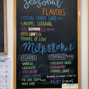 Seasonal flavors