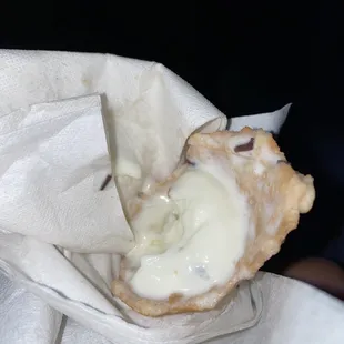 Mint chip with waffle cone