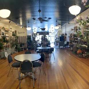 Interior with tables