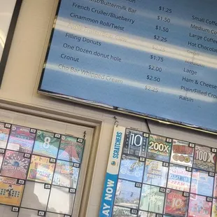 Lottery for days! My favorite donut shop