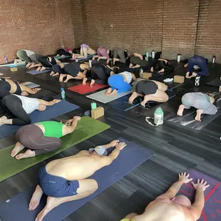 First class in the new studio location was packed and juicy!