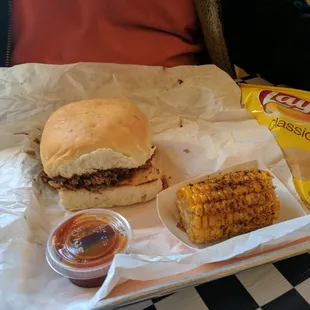 Chopped Brisket Sandwich