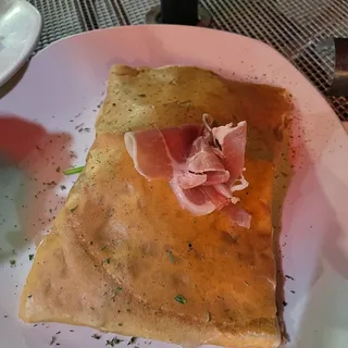 Prosciutto ala Mediterranean Crepe