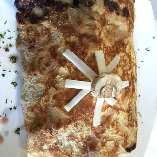 Mushrooms Port Crepe