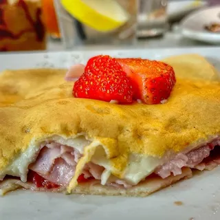 Ham and Cheese Crepe