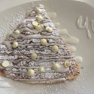 Kid's Elegant White Crepe