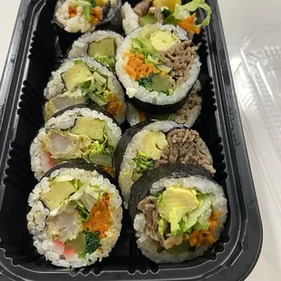 sushi and sashimi, food