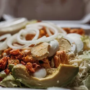 Cobb salad with grilled buffalo chicken