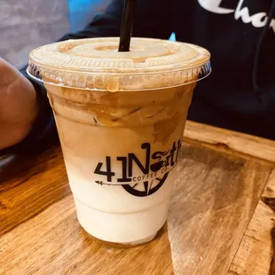 Iced Mocha something? Teenager got it.