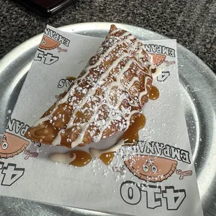 An Apple pie empanada