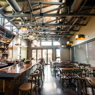 the interior of a restaurant