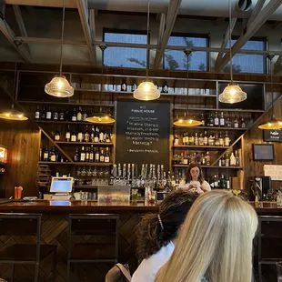 Bar area
