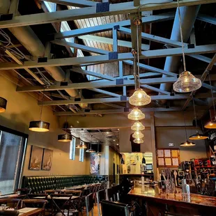 the interior of a restaurant
