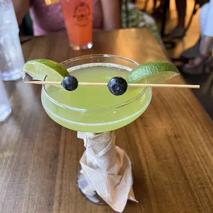 Baby Yoda cocktail.
