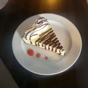 Homemade cheesecake