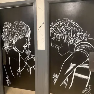 Bathroom doors