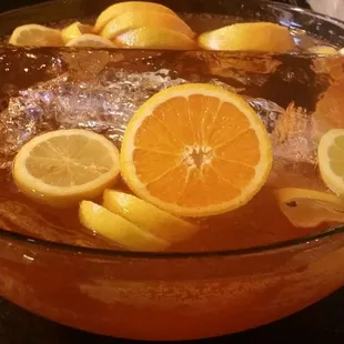 This punch is available at the bar for hotel guests as a welcome drink every Mon, Tues, Fri, Sat