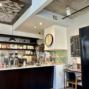 the interior of a coffee shop