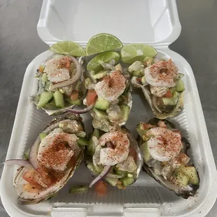 Ostiones Preparados