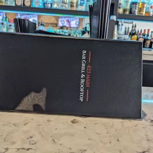 Bar menu