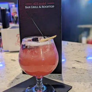 BlackBerry Bourbon Smash
