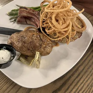 Double cut pork chop