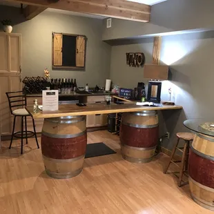 Tasting room bar