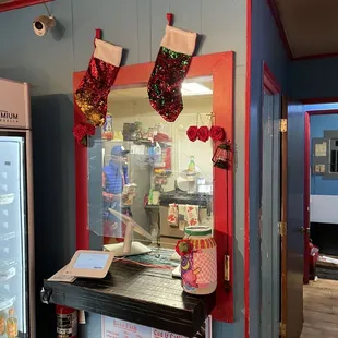 a view of the kitchen