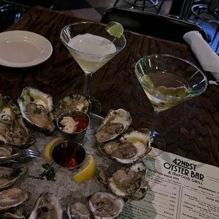 Oyster Sampler Martini