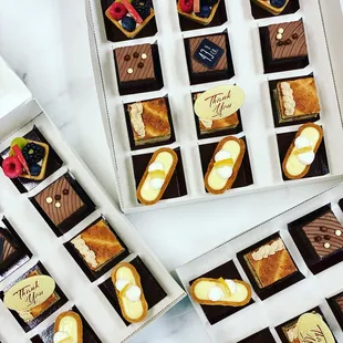 Mini Dessert Samplers are made for dessert gifting!