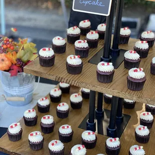 Mini Red Velvet Cupcakes