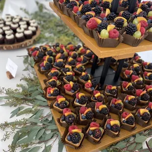 Mini desserts are perfect for weddings