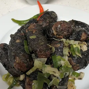 Bo la lot. It also comes with fresh herbs and lettuce (not in picture).