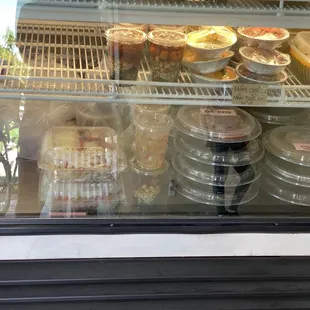 a refrigerated display case
