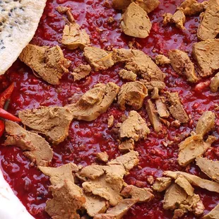 Liver, liver, liver..on duck blood.