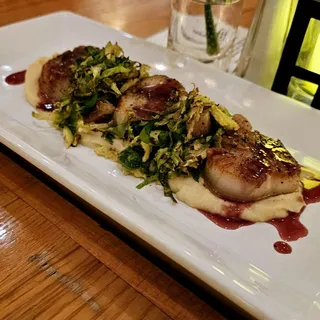 pan seared diver scallops