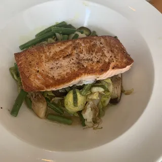 pan roasted North Atlantic salmon
