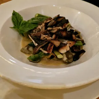sauted North Atlantic Halibut
