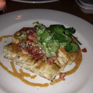 Roasted Chicken Quesadilla Lunch