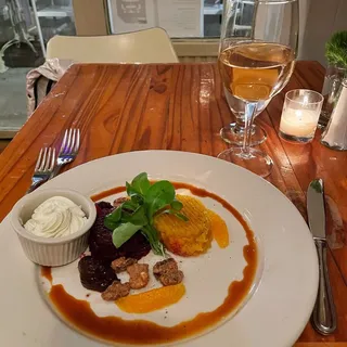 Roasted Beets and Aged Goat Cheese Lunch